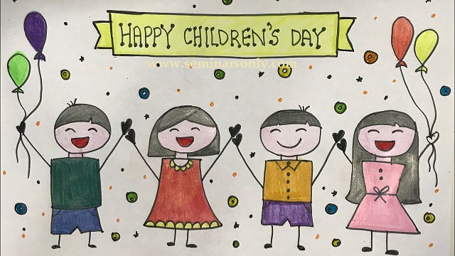 Children's Day Drawing